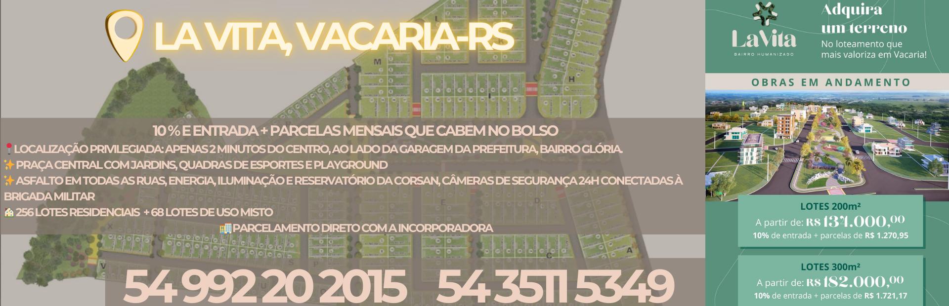 LA VITA - PARCELAMENTO DIRETO COM A INCORPORADORA