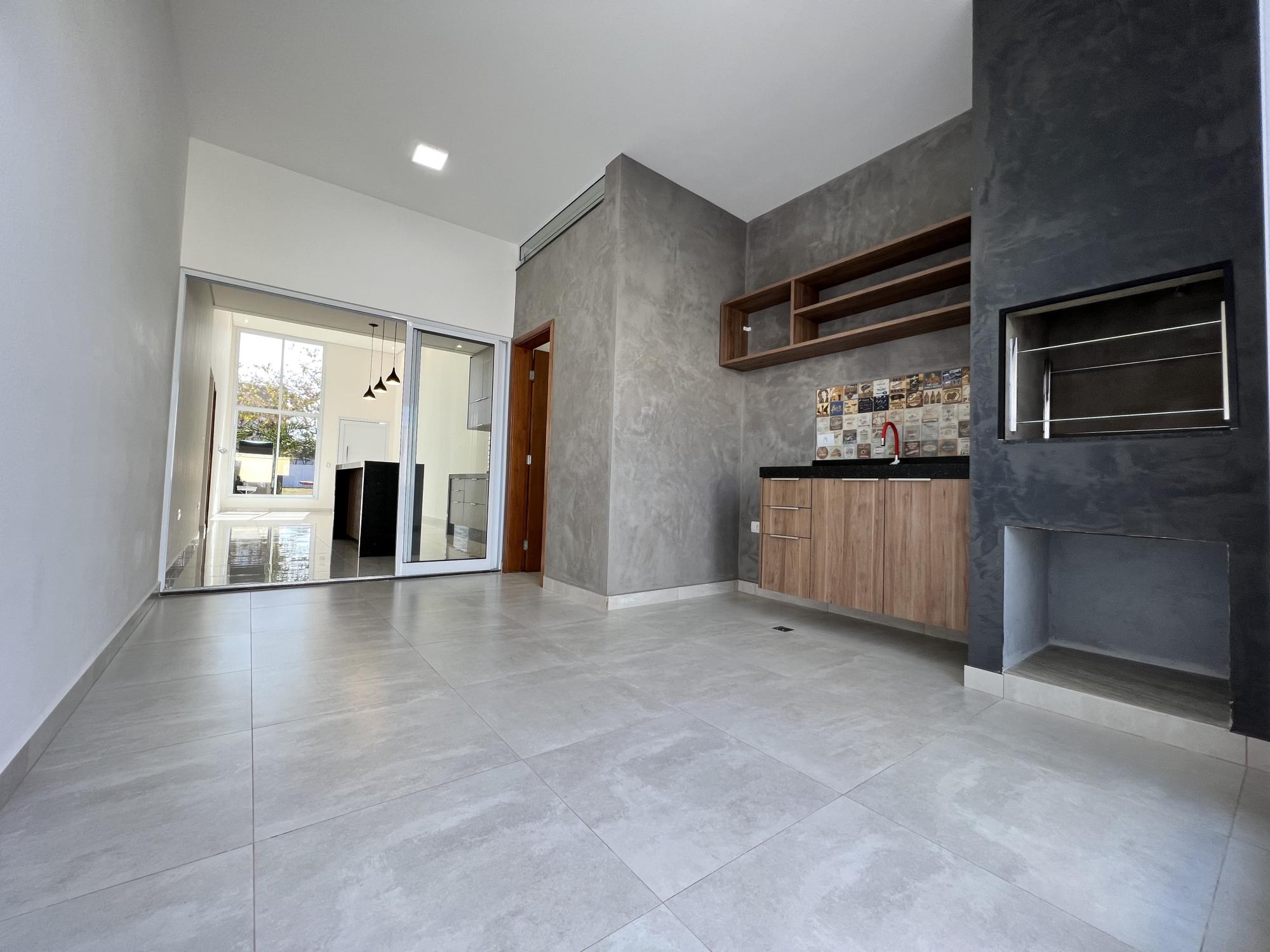 Espa�o gourmet integrado ao living