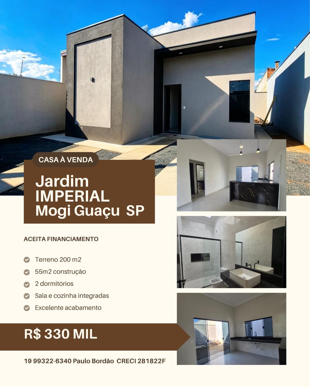 Oportunidade Jd IMPERIAL MOGI GUA�U SP
